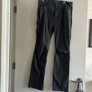 Grey Mens Tech Pants. Eddie Bauer. Size: 34x34